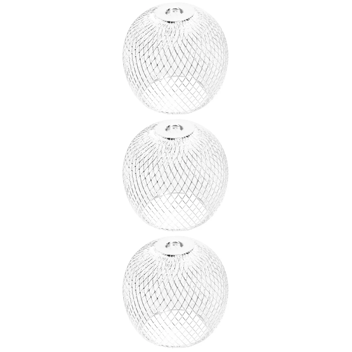 

3 pcs Metal Lamp Shade Creative Light Cover Chic Light Decor Lamp Cover for Home