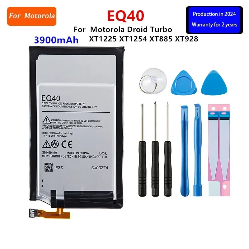 Оригинальный аккумулятор EQ40 FB55 для Motorola Moto Droid Turbo XT1225 XT1254 XT885 XT928 2 XT1585 XT1581 XT1580/Moto X