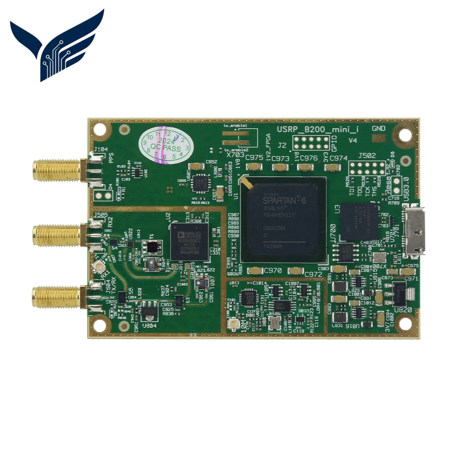Фото Горячая новинка 2026: Плата SDR B200 (аналог USRP) для разработки, поддержка UHD, альтернатива импортным Ettus B200/B210Mini №2