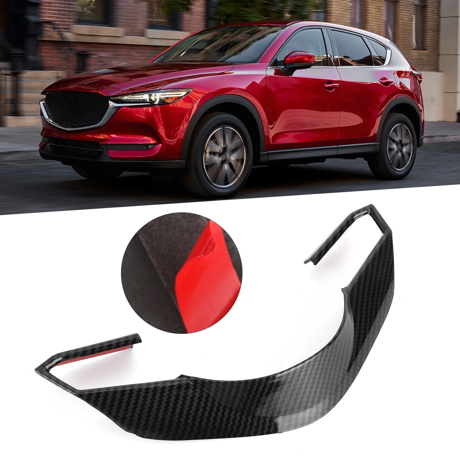 Крышка отделки рулевого колеса Авто Внутреннее украшение подходит для Mazda 3