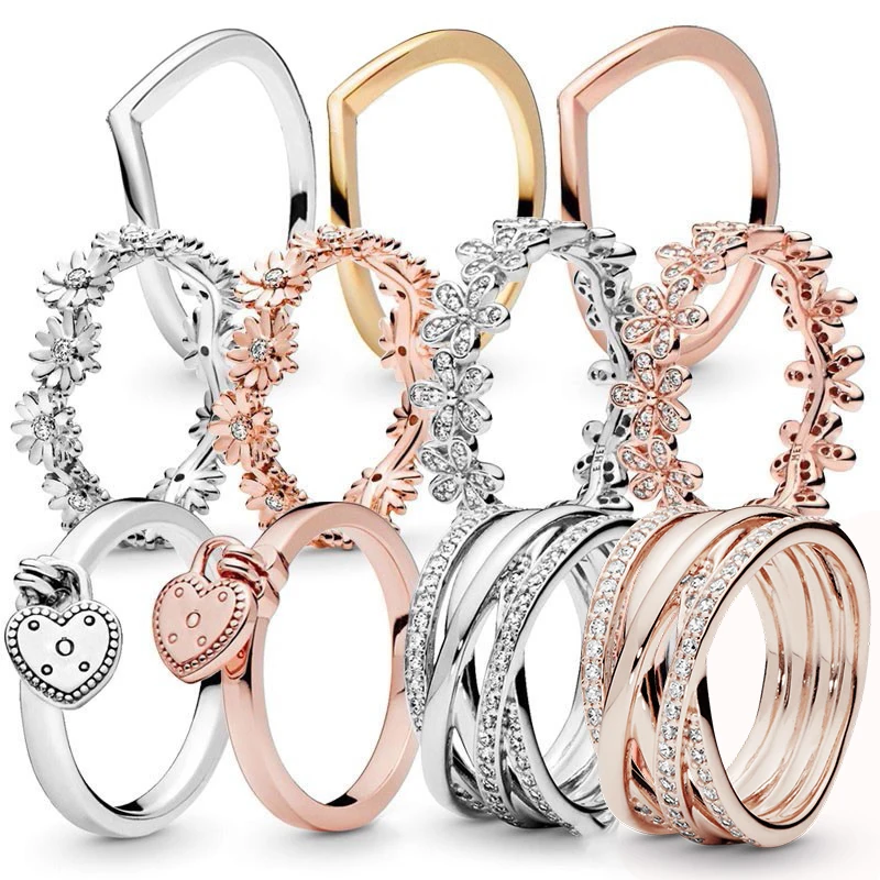 

925 Sterling Silver New In Fashion Love Exquisite Chrysanthemum Crown Women Ring Wedding Gift High Quality Jewelry Free Shipping