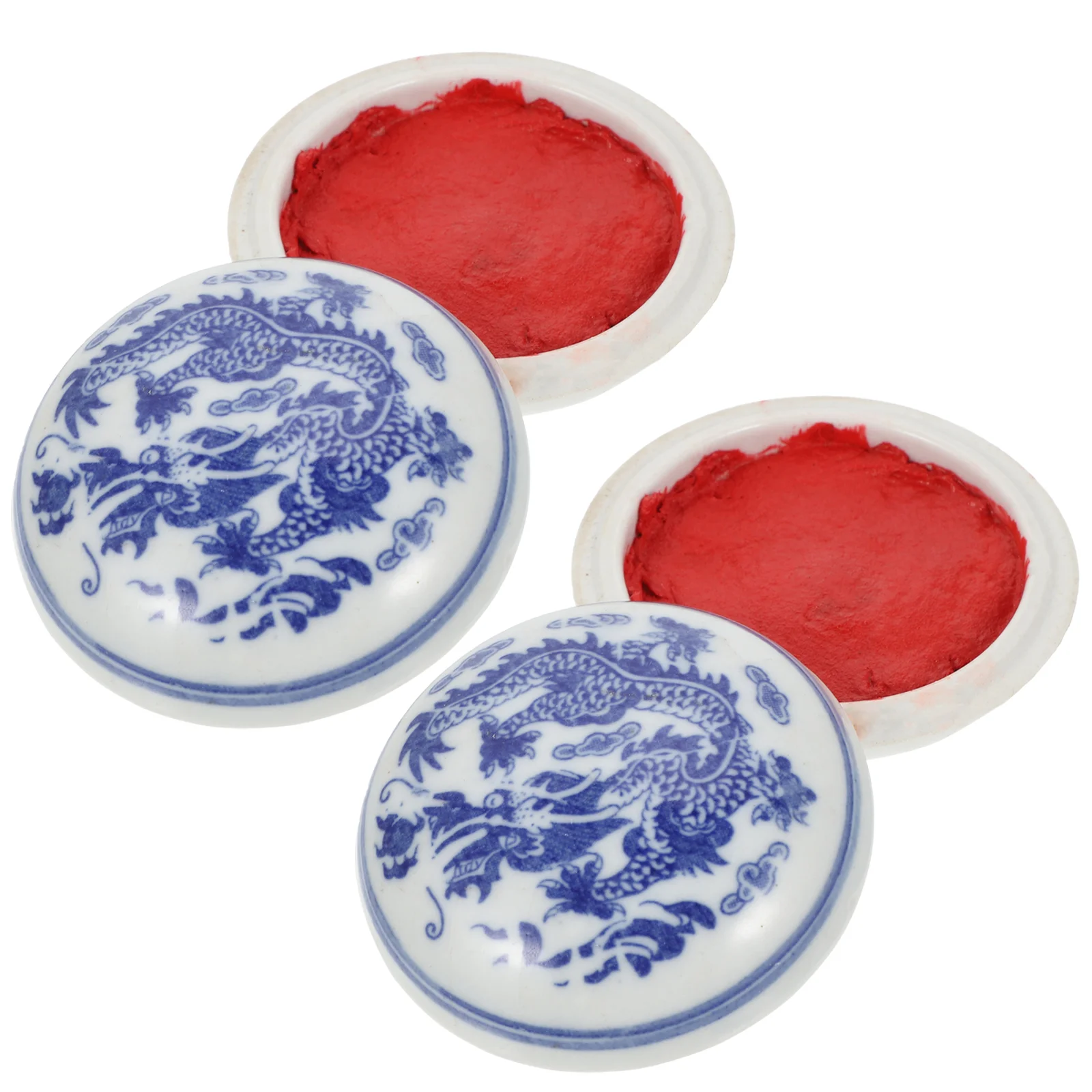 

Ink Pad Calligraphy Red Chinese Stamp Pads Inkpad Seal Paste Drawing Painting Supplies Stamps Washable Kids Craft Ceramic Pastes