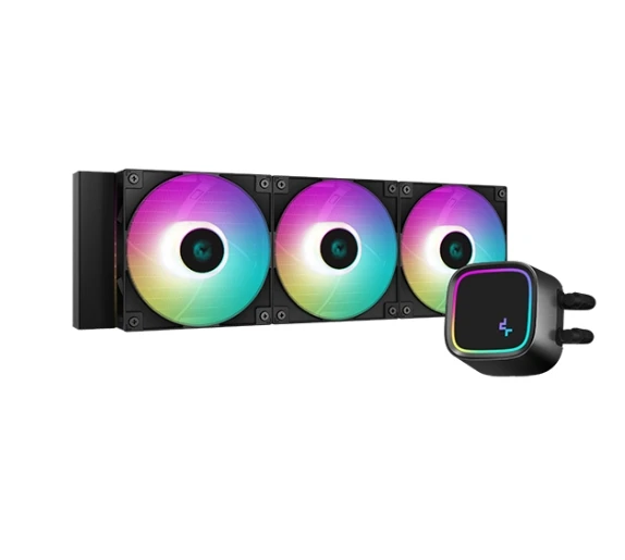 Водяной кулер для Deep cool 360 ARGB LE720 черный/белый игрового компьютера охлаждающие