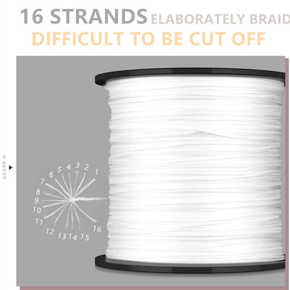 

300M/328yards 16strands braided line hollowcore 0.16mm-2.0mm pe fiber 20-500LB fishing wires for saltwater fishing cords rope