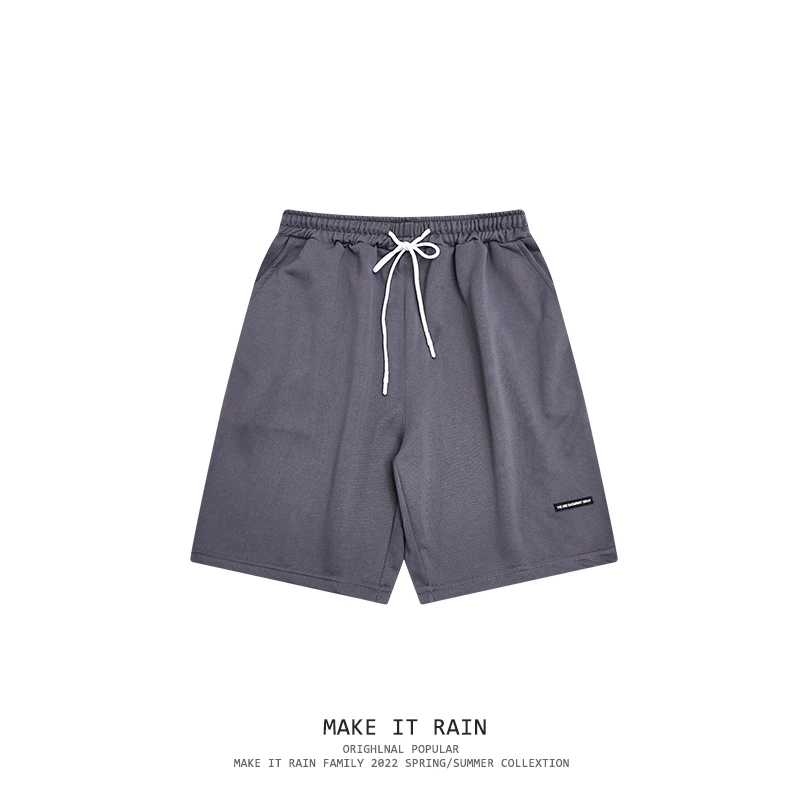 Women's Sports Shorts Solid Color High Waist Loose For Spring Summer Y2k Fashion Korean Version Casual Fifth Pants Clothing