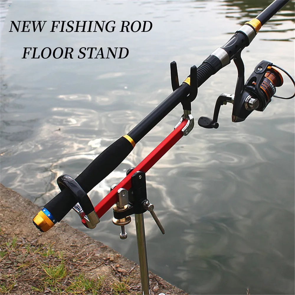 

New 360 Degree Rotate Fishing Rod Holder Adjustable Folding Bracket multi-functional sea rod bracket fishing Accessories 1PCS
