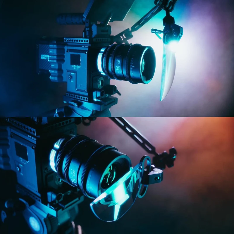 150мм Портативная раздельная диоптрическая оптическая стеклянная призма FX-фильтр.