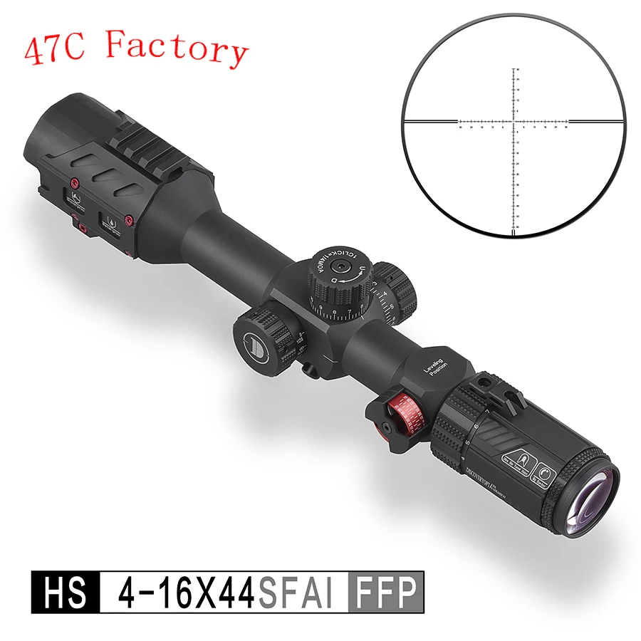 

DISCOVERY Hunting Riflescope HS 4-16X44SFAI Tactical Reticle Optical Sight Hunting Riflescope Tactical Rifle Scope For Airsoft