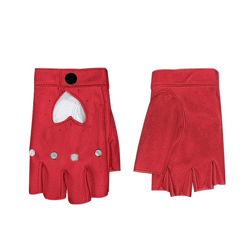 

Перчатки для современных уличных танцев, модные перчатки в стиле хип-хоп Красного/серебряного цвета, реквизит для детей, аксессуары для джа...