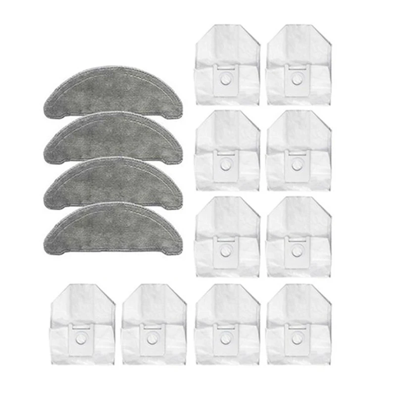 

14Pcs For ROIDMI EVE Plus Vacuum Cleaner Mop Cloth Large-Capacity Dust Bag Replacement Accessories Parts