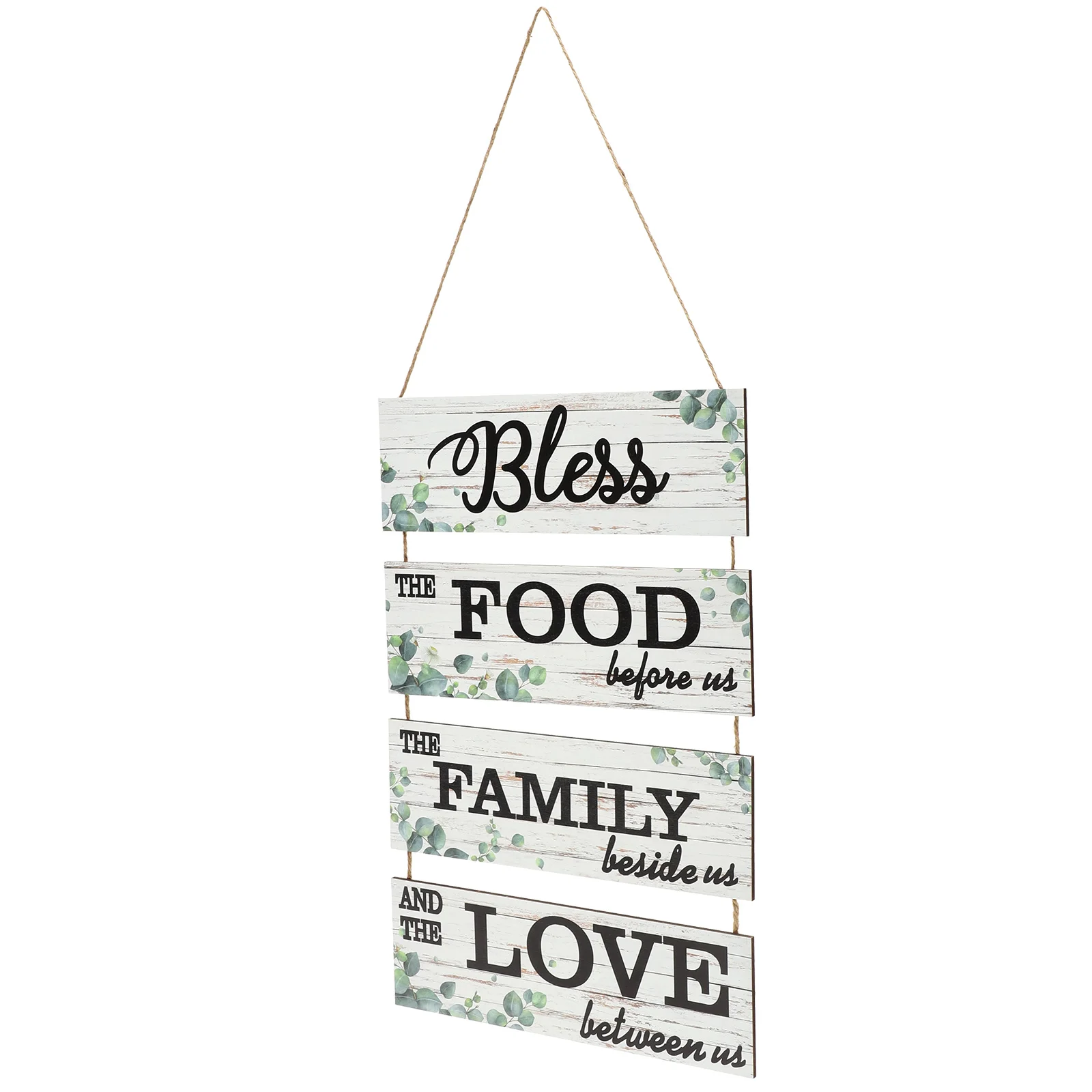 

Widely- Sturdy Creative Wear-resistant Wooden Wall Hanging Wooden Wall Decor Farmhouse Wall Decor for Home Restaurant Office