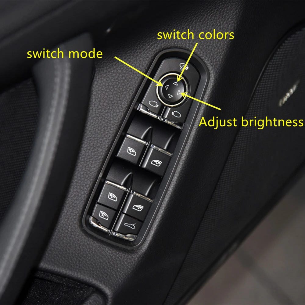 64-цветный светодиодный окружающий свет для Porsche Cayenne накладка на дверь с