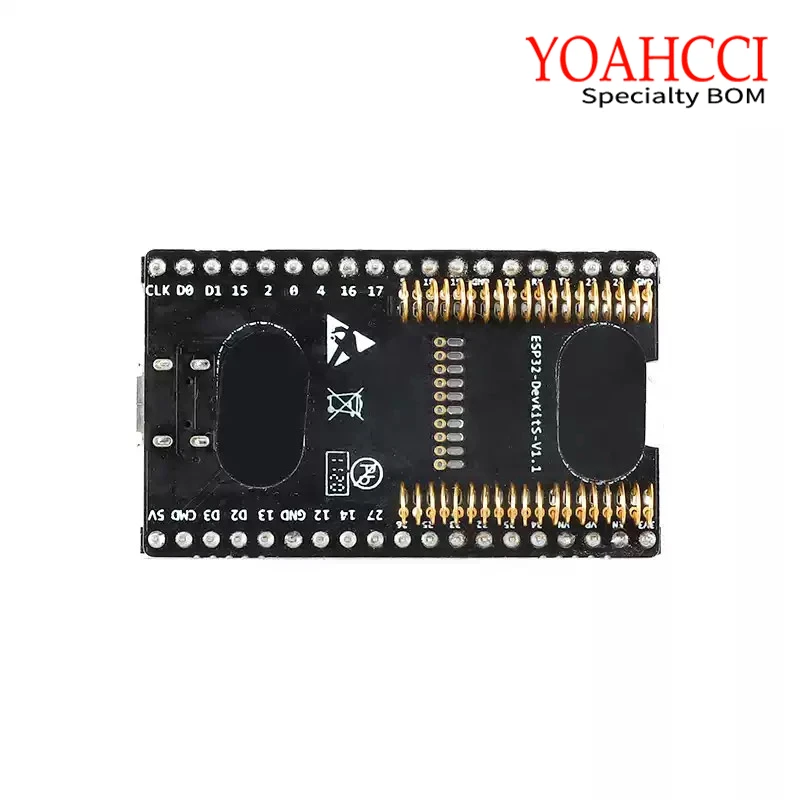 Фото Плата разработки ESP32-DevKit-S/R поддерживает горение нескольких серий модулей ESP32 без пайки. №3