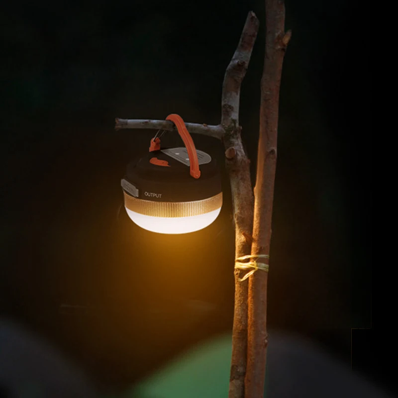 

Mini Led Camping Lantern Outdoor Hanging Tent Lamp Usb Rechargeable Emergency Camping Light for Home Hiking Night Fishing Light