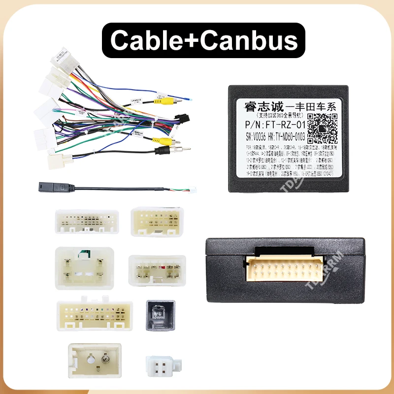 

Автомобильный жгут проводов, адаптер Canbus Box, декодер для Toyota Camry/RAV4/Reiz/MARK X/Prado/Corolla/Levin/IZOA/CHR/SIENNA/HIGHLANDER