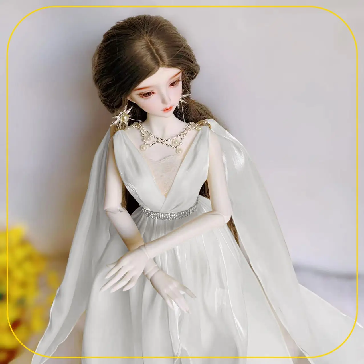 

1/3 1/4 1/6 Doll's Clothes for Bjd Doll Princess Fashion Dress Diy Girl Toys Dress Up Kid Children Gift Doll Accessories,No Doll