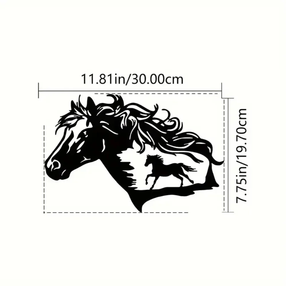 Уникальное Настенное Украшение с изображением лошади: 1 шт. для домашнего