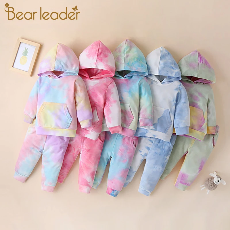 

Bear Leader/модные комплекты одежды для малышей; Новинка; Осенняя детская одежда с капюшоном; Яркая детская одежда с принтом; Весенняя повседневн...