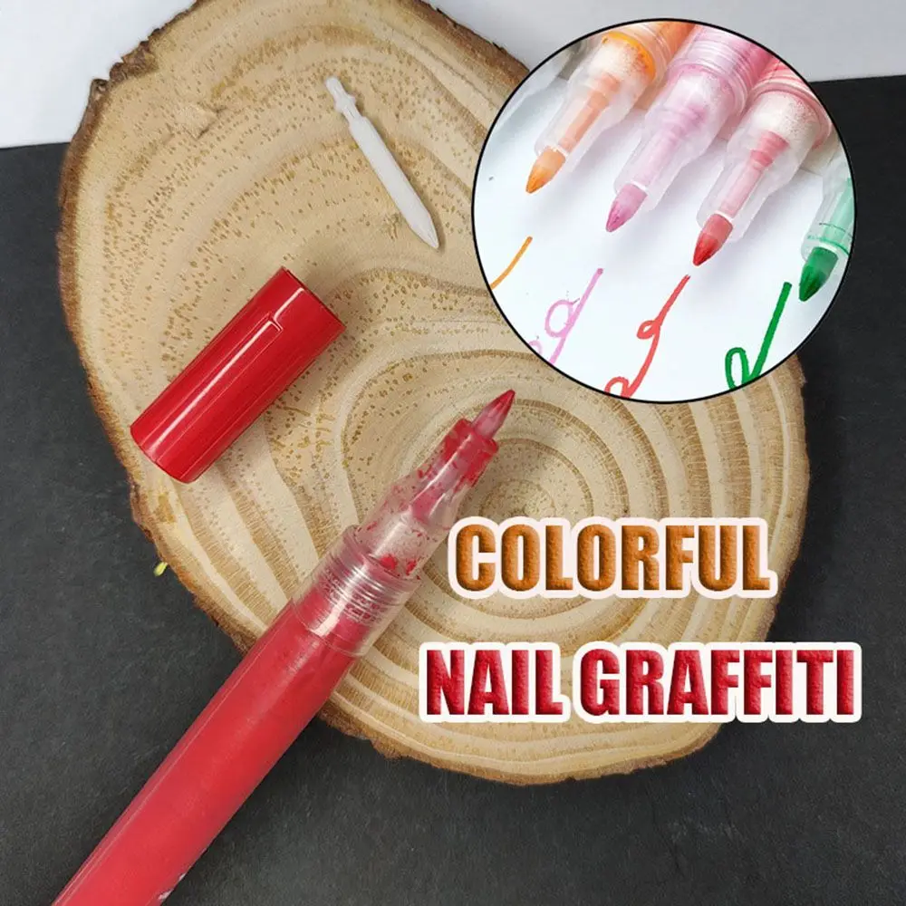 

1 шт., профессиональная водостойкая ручка для рисования ногтей