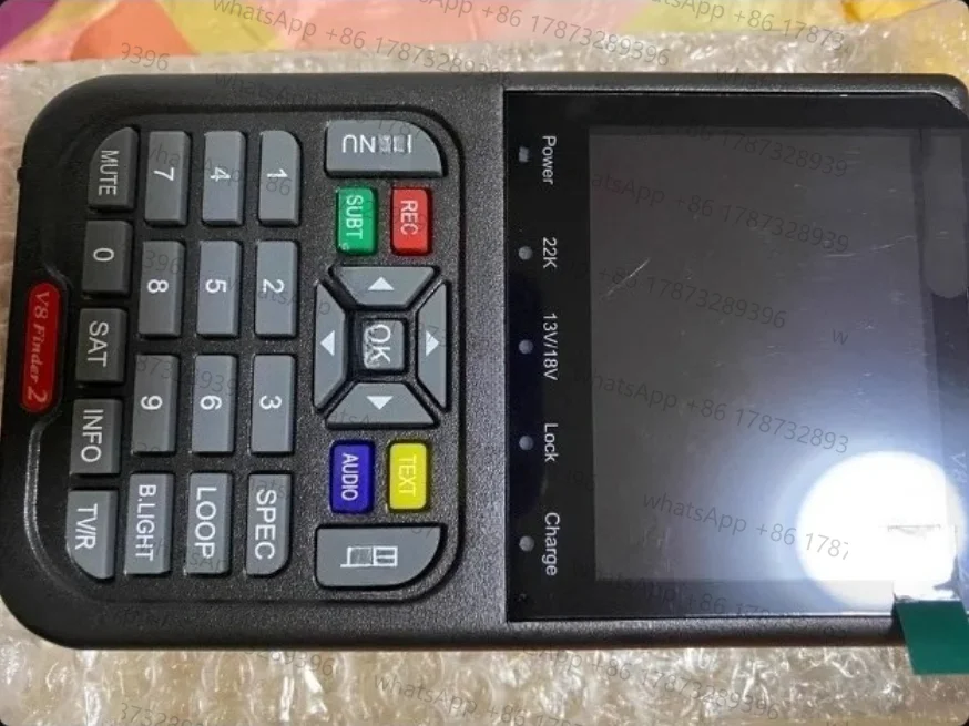 Фото DVB-S2X Satellite Meter Pro, HD-дисплей, профессиональный спутниковый искатель для выравнивания блюд и измерения сигналов №1