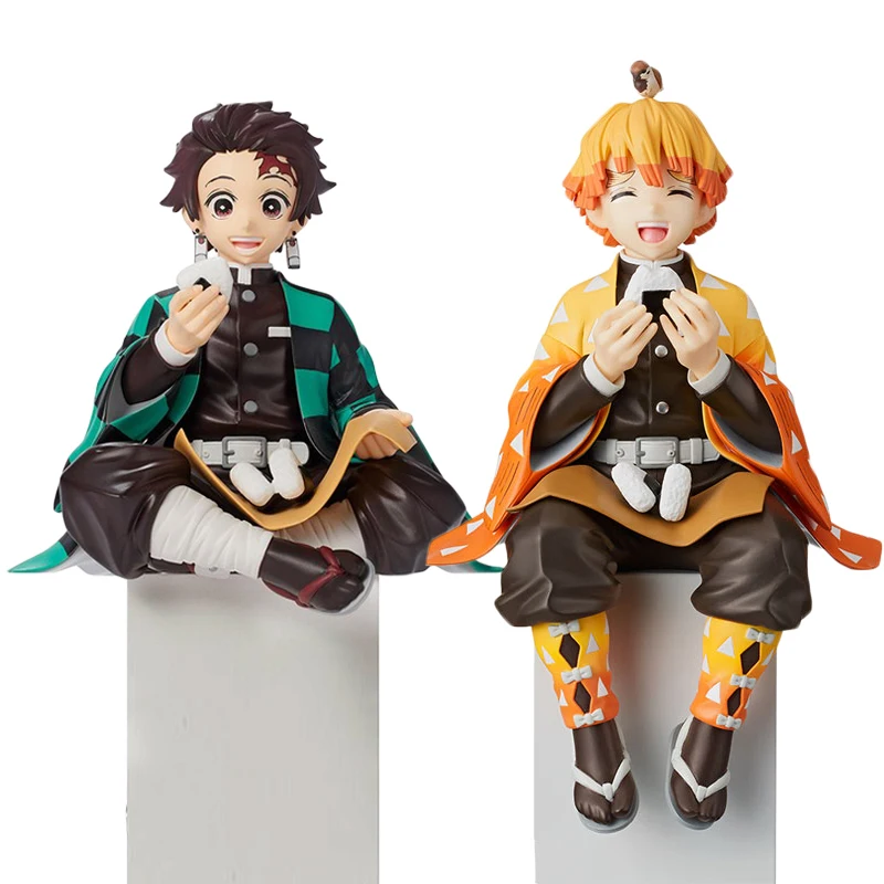 

Anime Demon Slayer Kamado Tanjirou Zenitsu Lid Cup Noodles Action Figure Cartoon Character Model Doll Decoration Figurines Toys