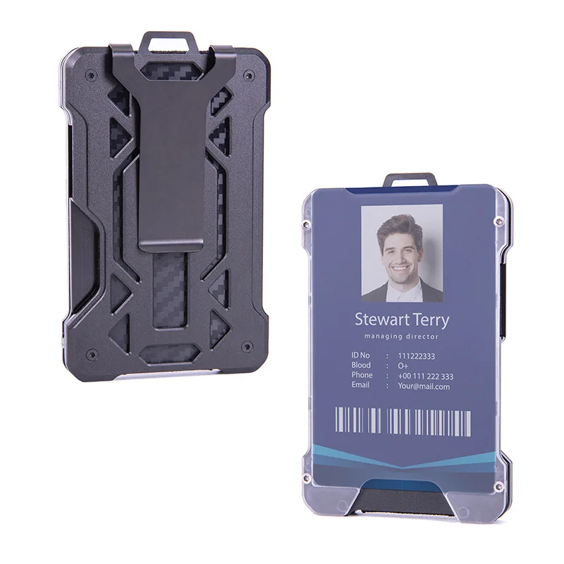 Кожаный мужской Ультратонкий чехол с блокировкой ID и Rfid-защитой