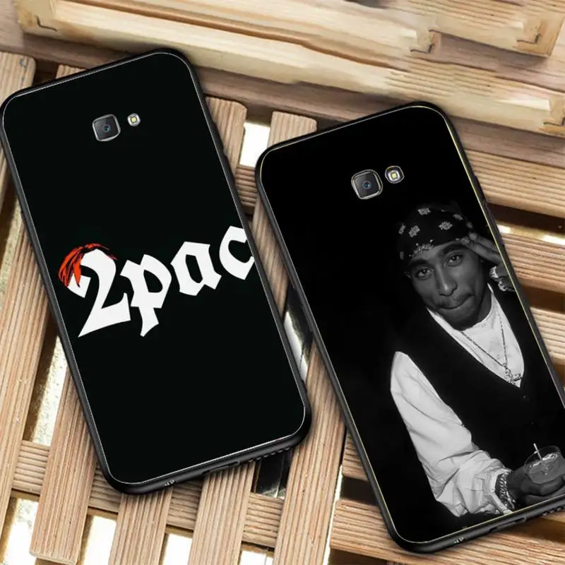 

Rapper 2pac singer Tupac Phone Case for Samsung J 2 3 4 5 6 7 8 prime plus 2018 2017 2016 core