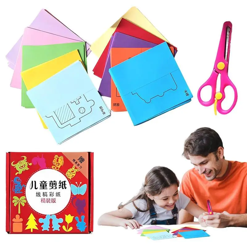 

Детская книга для разрезания и склеивания для дошкольного обучения, книга для разрезания и наклеивания для детей дошкольного возраста