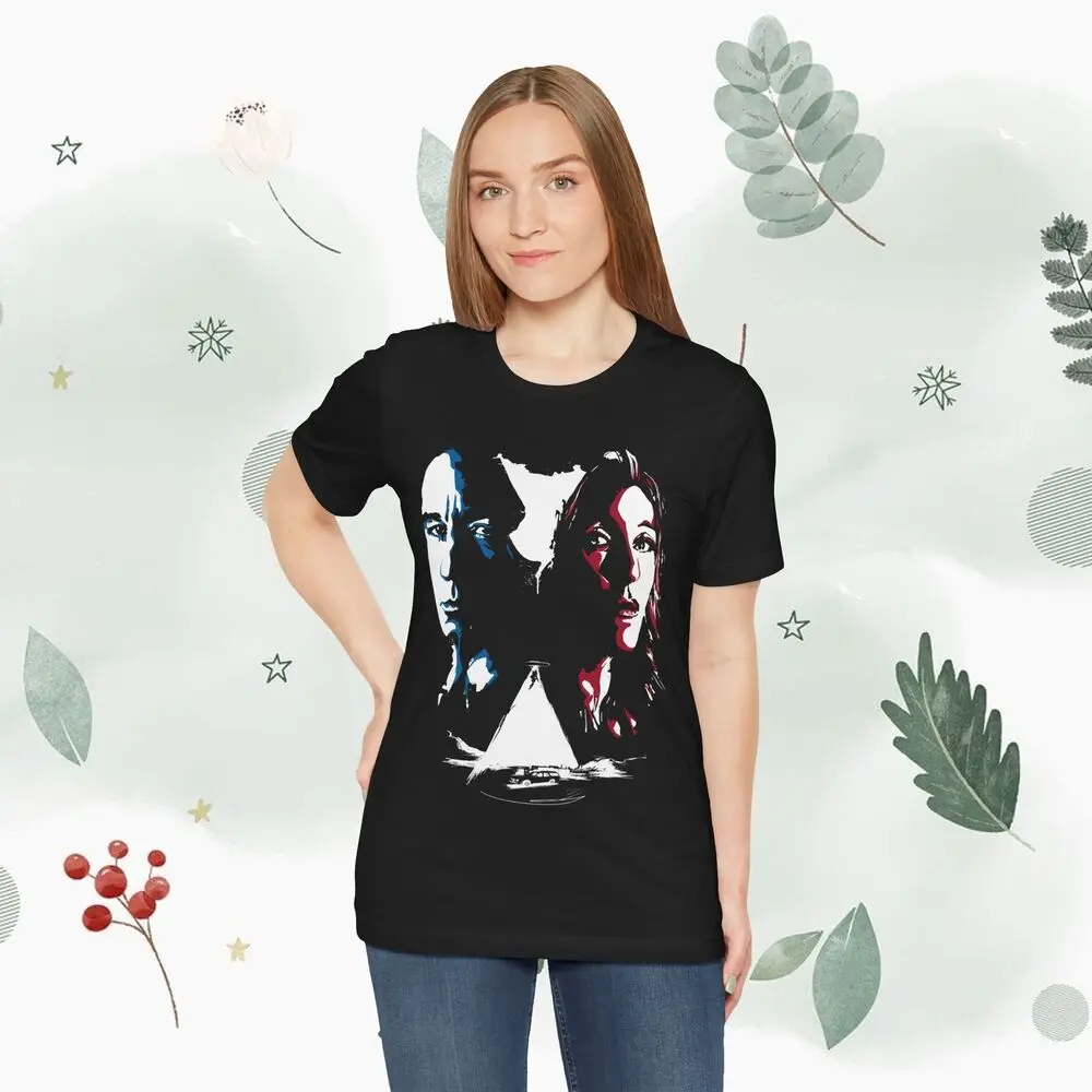 Футболка X-файлы Mulder и Scully TrustNoOne Дэвид дучовы Гиллиан Андерсон