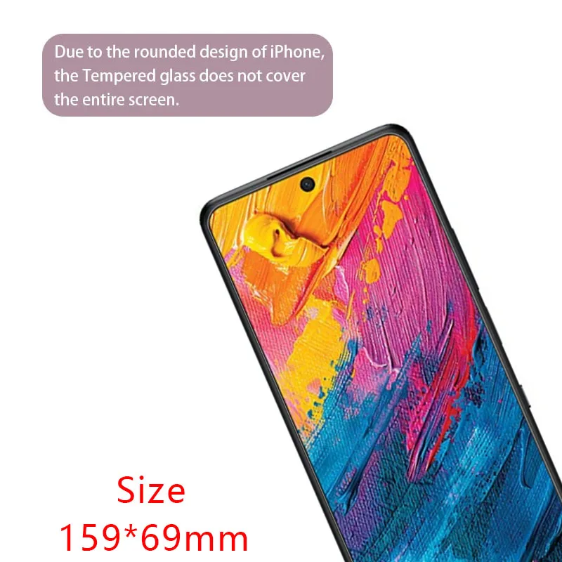 Фото Защитное закаленное стекло для TCL 60Xe / NXTPAPER 5G: защитная пленка для экрана TCL60, 60Xe, TCL60Xe, NXTPAPER, NXTPAER, пленка TLC №3