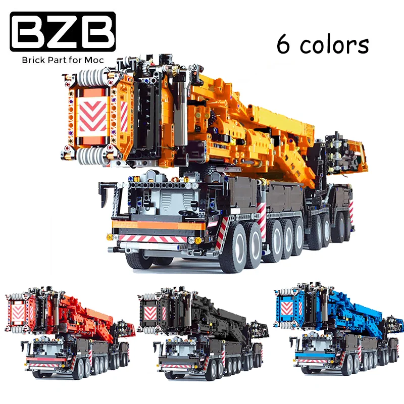 

MOC Ltm11200 High Tech City Electric Motor Mobile Building Crane Creative Car Crane Blocks Model Kids Toys DIY Brick Gifts