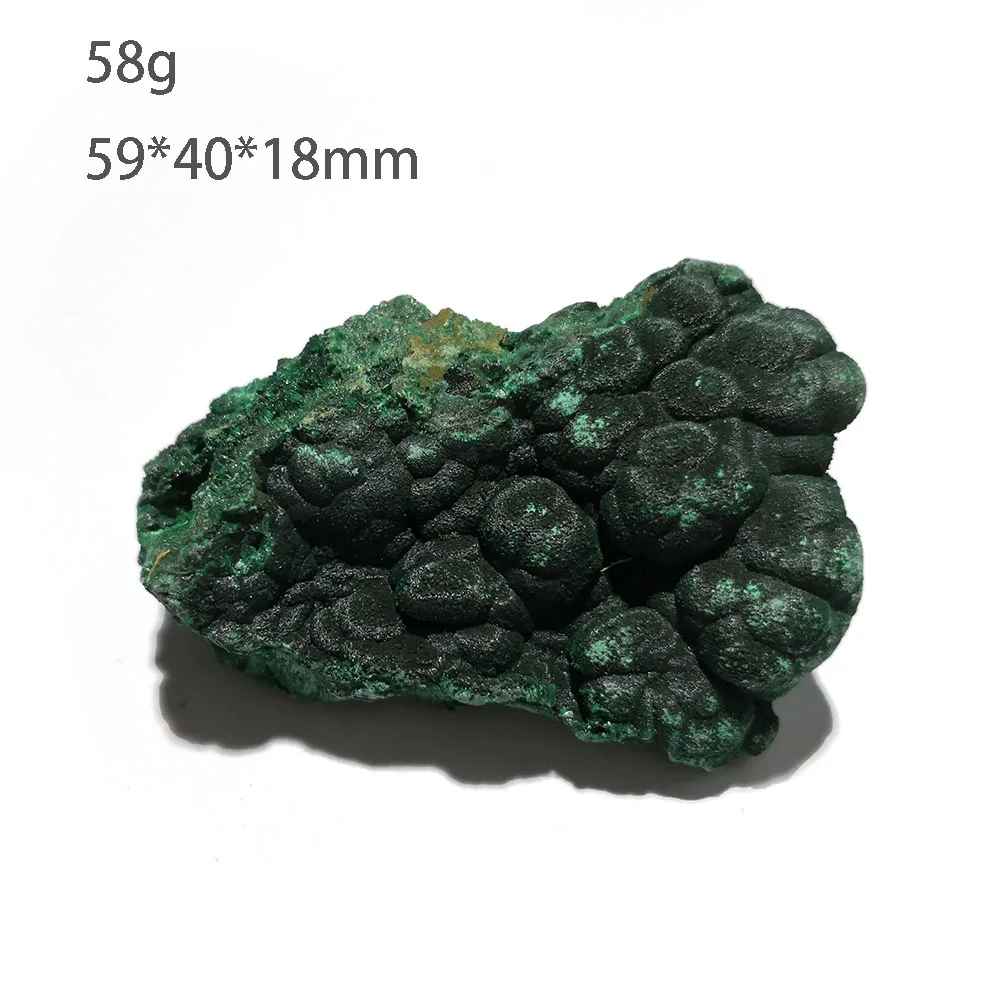 

58g C5-3I 100% Natural Beautiful Malachite Mineral Specimen Stones And Crystals Free Shipping