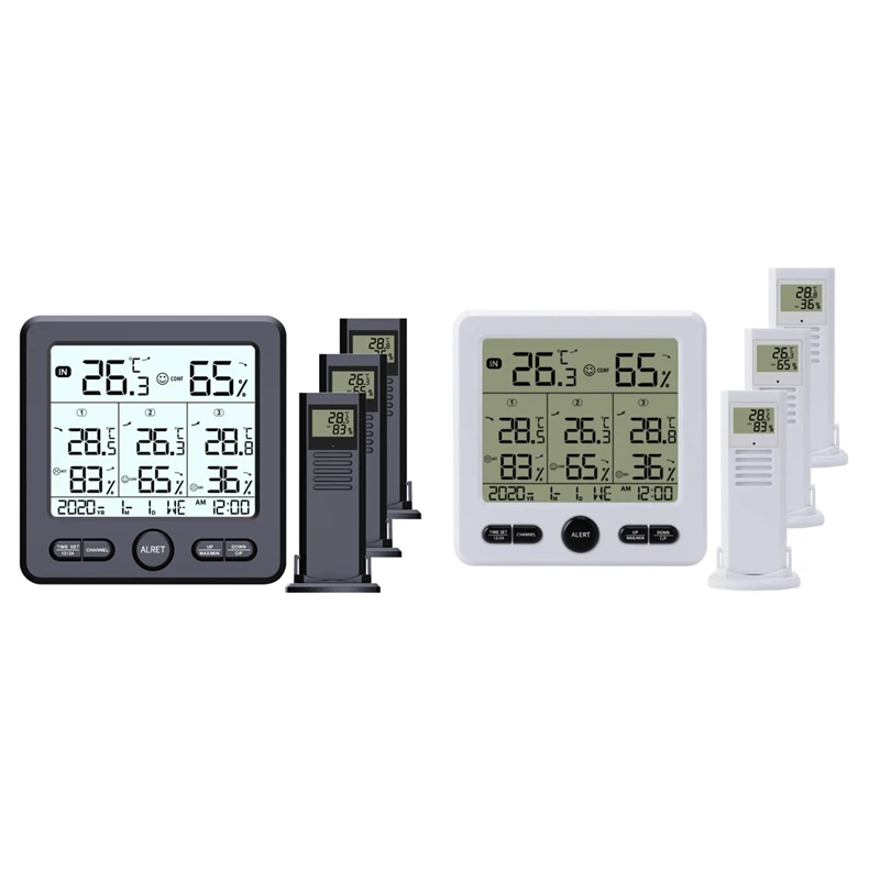 Розничная продажа многофункциональный Термогигрометр беспроводная Цифровая