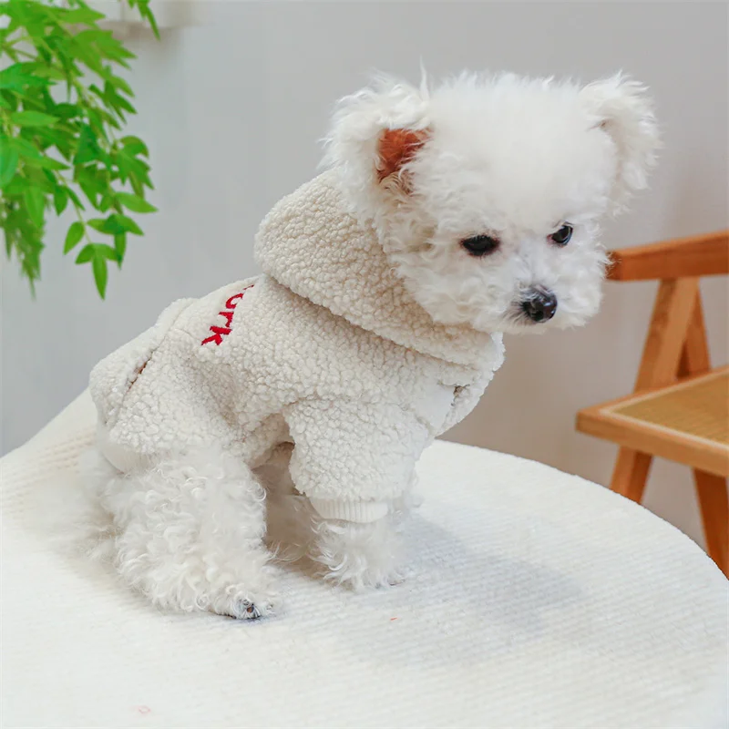 

Winter Pet Clothing Small Dog Hoodie Coat Jacket Puppy Harness Vest Yorkie Pomeranian Poodle Schnauzer Bichon Clothes Outfits