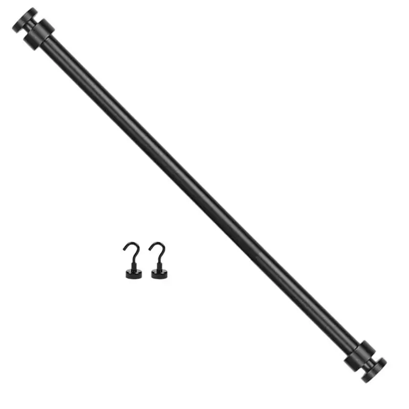 

Magnetic Curtain Rods Multi-Use Rods For Iron Steel Places Storage Rack Magnetic Hanging Rod Tool Free For Iron And Steel Place