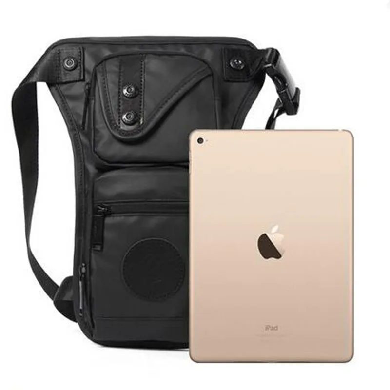 New Nylon Men Riding Drop Leg Bag Thigh Fanny Pack Motorcycle Casual Shoulder High Quality Male Hip Bum Belt Waist Bags