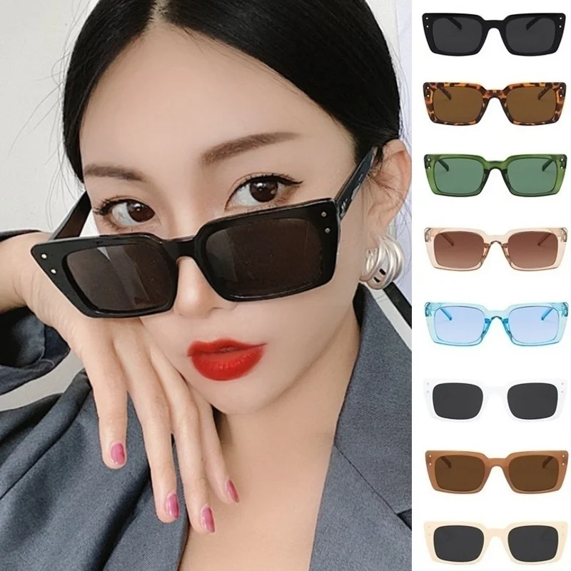 

Женские прямоугольные солнцезащитные очки UV400 в стиле ретро