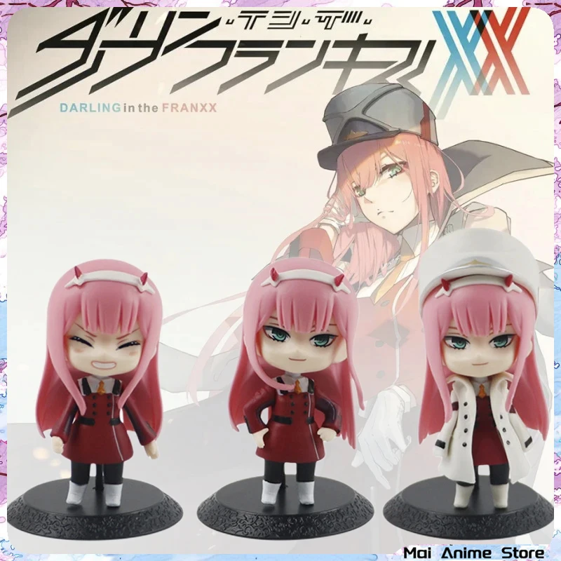 

Zero Two Anime Figure Darling In The Franxx 02 Infancy Kawaii Action Figures Figma Figurine PVC Model Kids Toys Childrens Gifts
