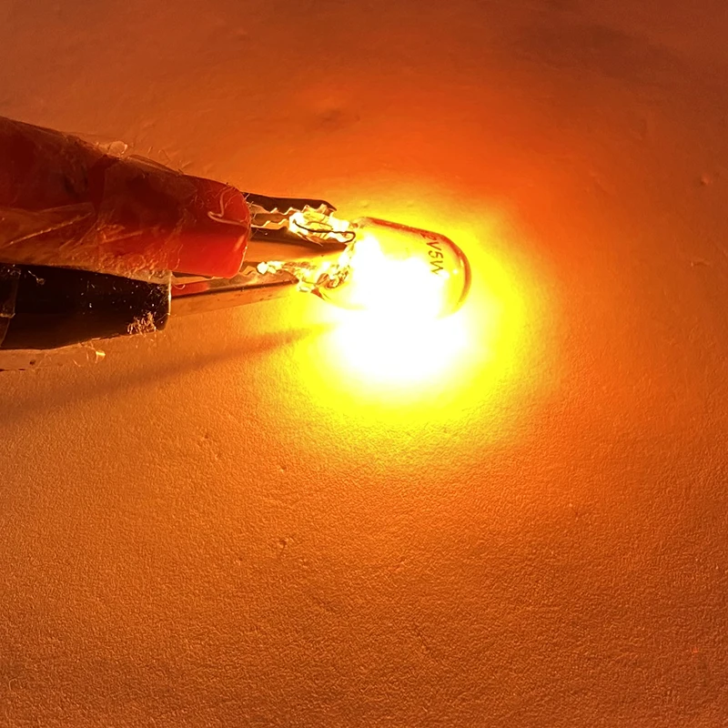 

10 шт. T5 T10 T13 T15 T20 7440 7443 Автомобильная галогенная лампа Приборные фонари Лампа для приборной панели Авто внутренний светильник Стайлинг автомобиля Белый Янтарный