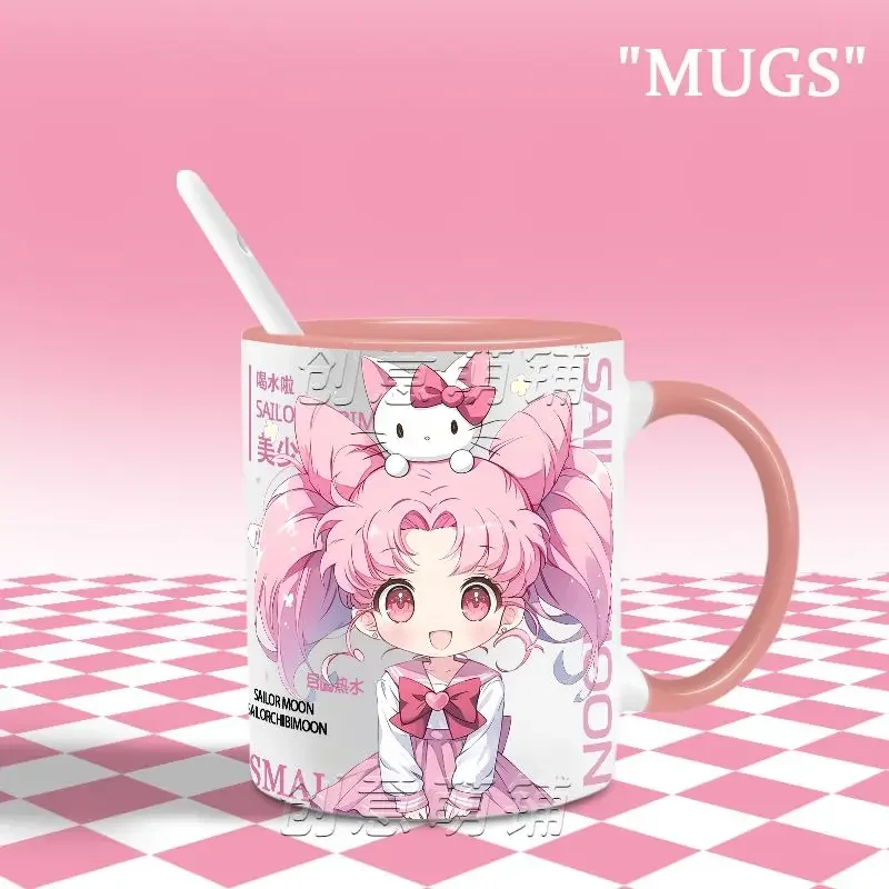 Сейлор Мун милый кавайный Цукино Усаги версия Q японская кружка керамическая