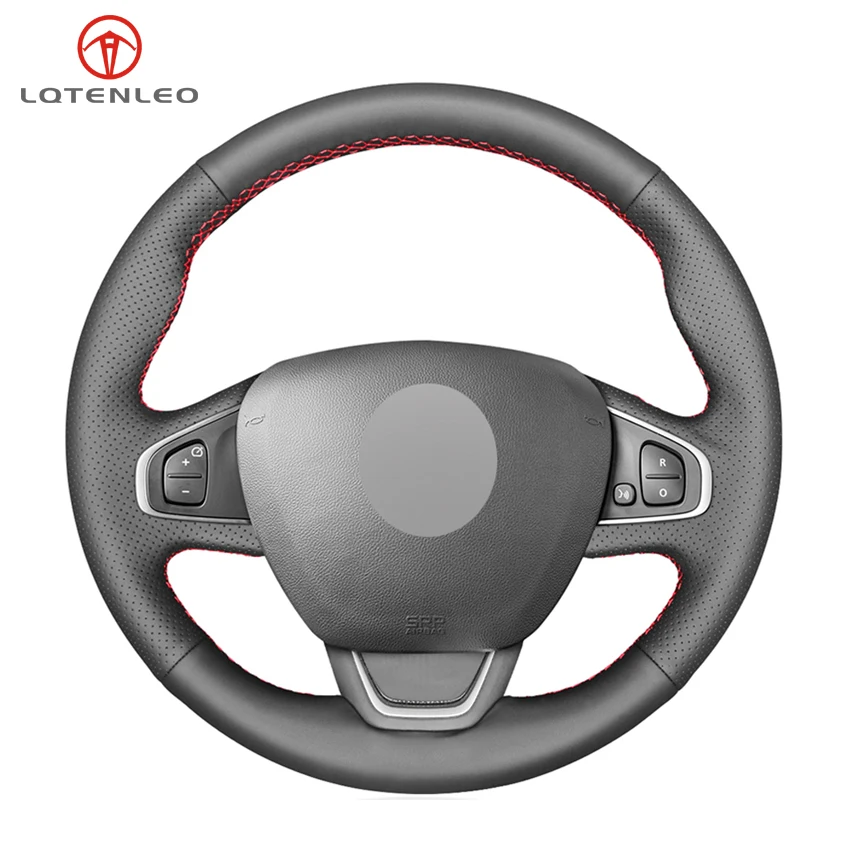 

LQTENLEO черная искусственная кожа для Renault Clio 4 (IV) Kaptur Captur 2016-2019