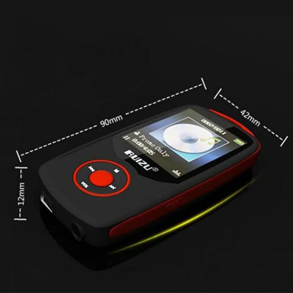 Портативный MP3 музыкальный мини-плеер с Bluetooth 4 ГБ/8 ГБ FM Запись электронная книга