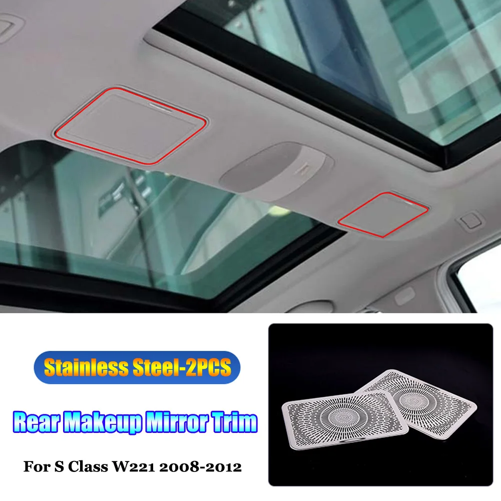 

Автомобильные аксессуары, рама зеркала заднего вида + крыша переднего ряда для лампы для чтения, отделка для Mercedes Benz S Class W221 2008-2012