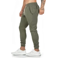 men pants spring solid slim pocket pants men casual lace up mid waist pants sports and fitness running training pants trousers