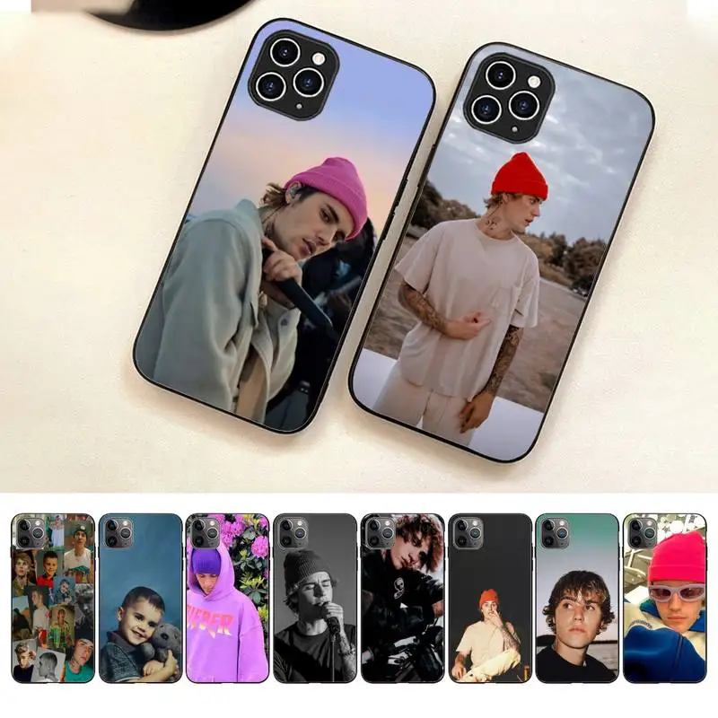 

Hot Singer Justin Bieber Phone Case For Iphone 7 8 Plus X Xr Xs 11 12 13 14 Se2020 Mini Pro Max Case