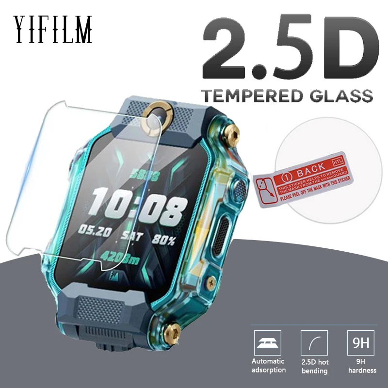 

2PCS Tempered Glass For Imoo (Xiaotiancai) Z8 Z7A Z5 Z6 Z1 Z5PRO Z5A Y01A Y01S Kids SmartWatch Screen Protector Protective Film