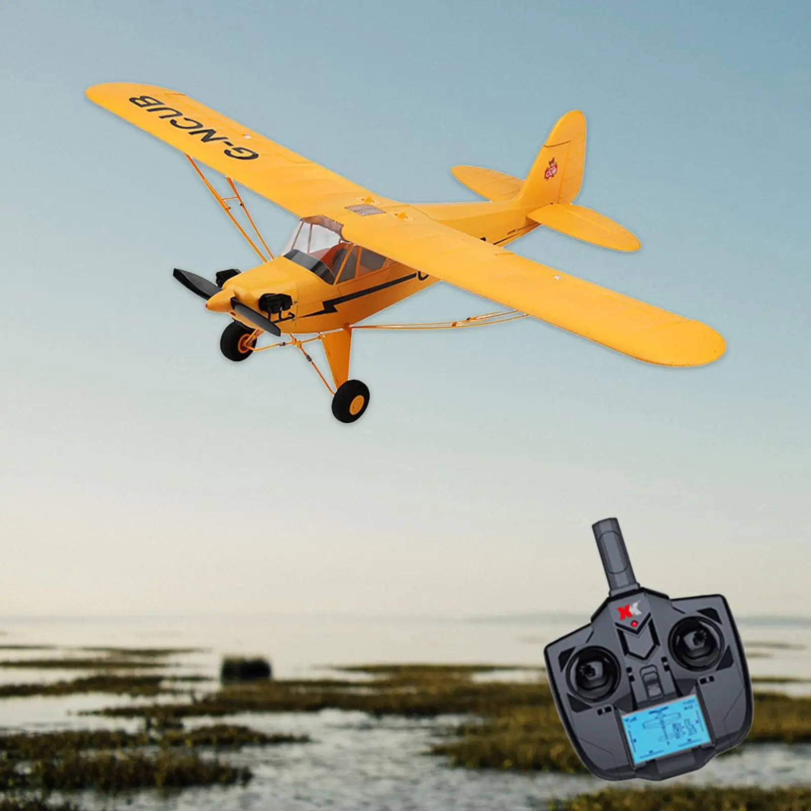 

Advanced Yellow Fixed Wing Glider 3D 6G Switch Model XK A160 Remote Control Plane for Traveling Birthday Gift Children