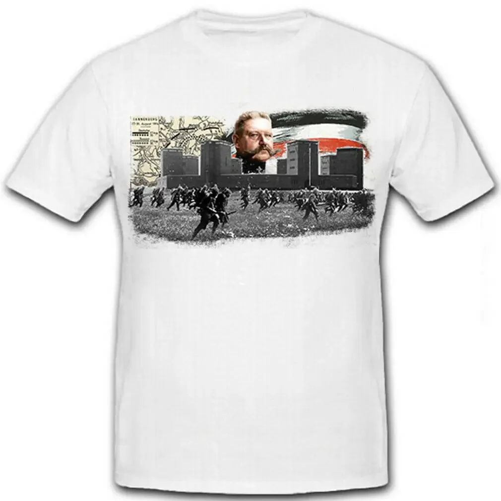 Футболка Pine Mountain 1914-Battle East Prussia Paul Hindenburg новая футболка из 100% хлопка с короткими