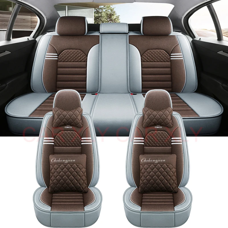 Универсальный Стильный чехол для автомобильного сиденья Renault Clio Talisman Chevrolet Sail Fiat