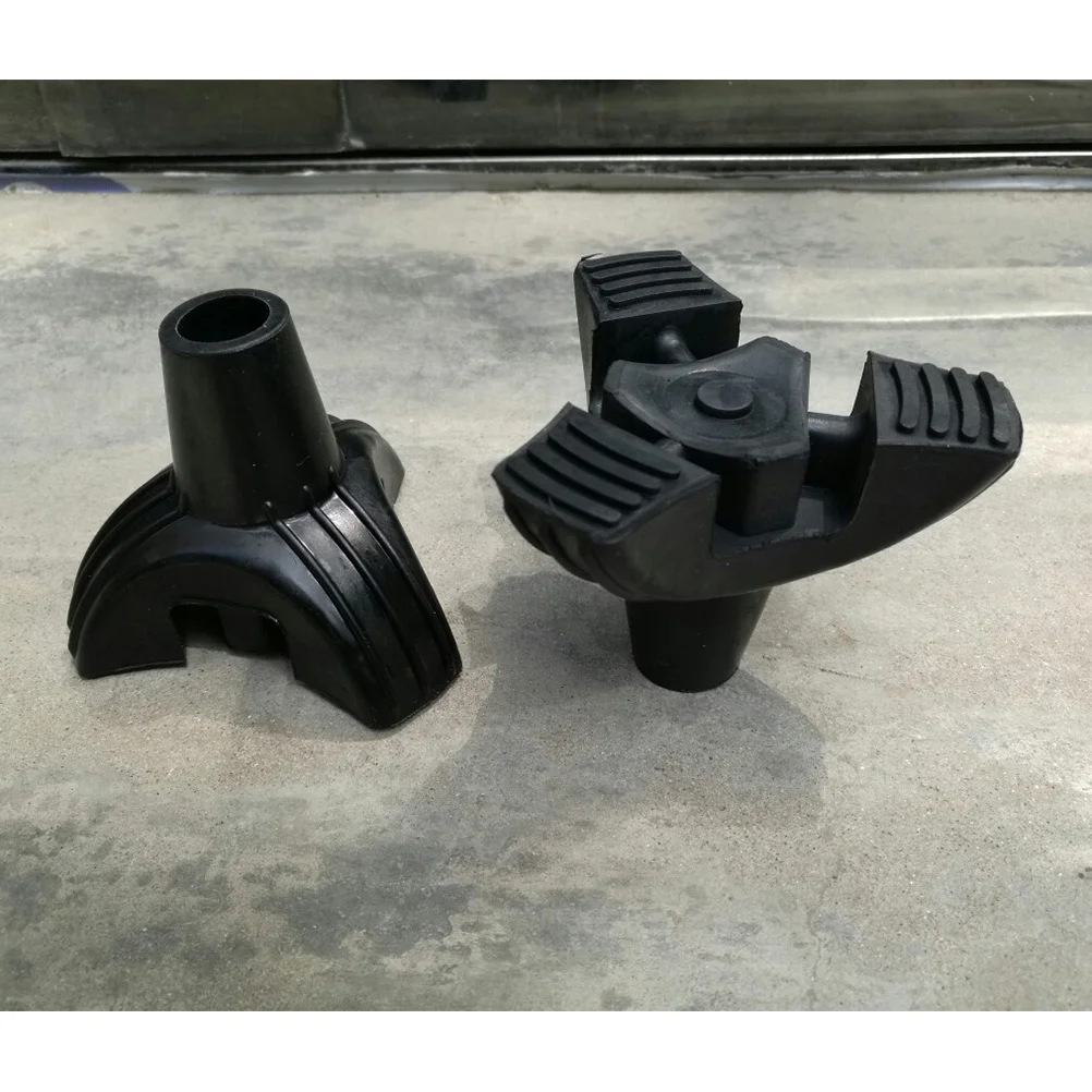 

19mm Rubber Cane Replacement Tip Walking Stick End Crutch Feet (Black)